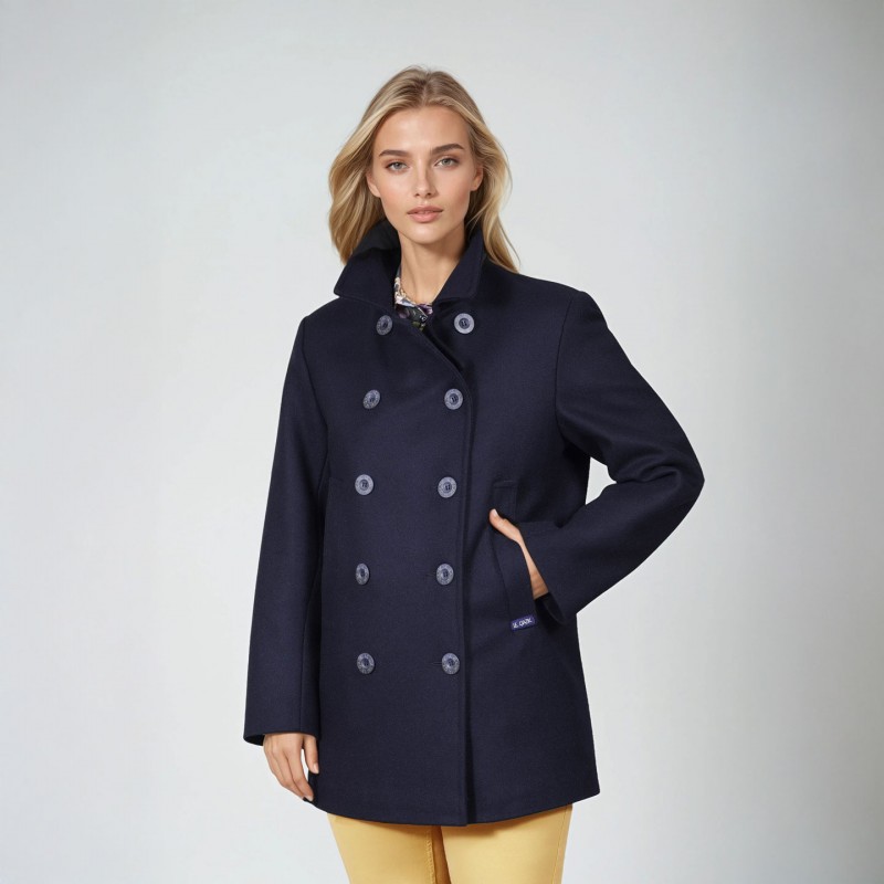 Bisquine caban femme 100% laine Bisquine caban femme 100% laine