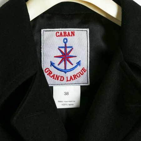 Le caban breton accessibles en laine classique Grand largue Brandily